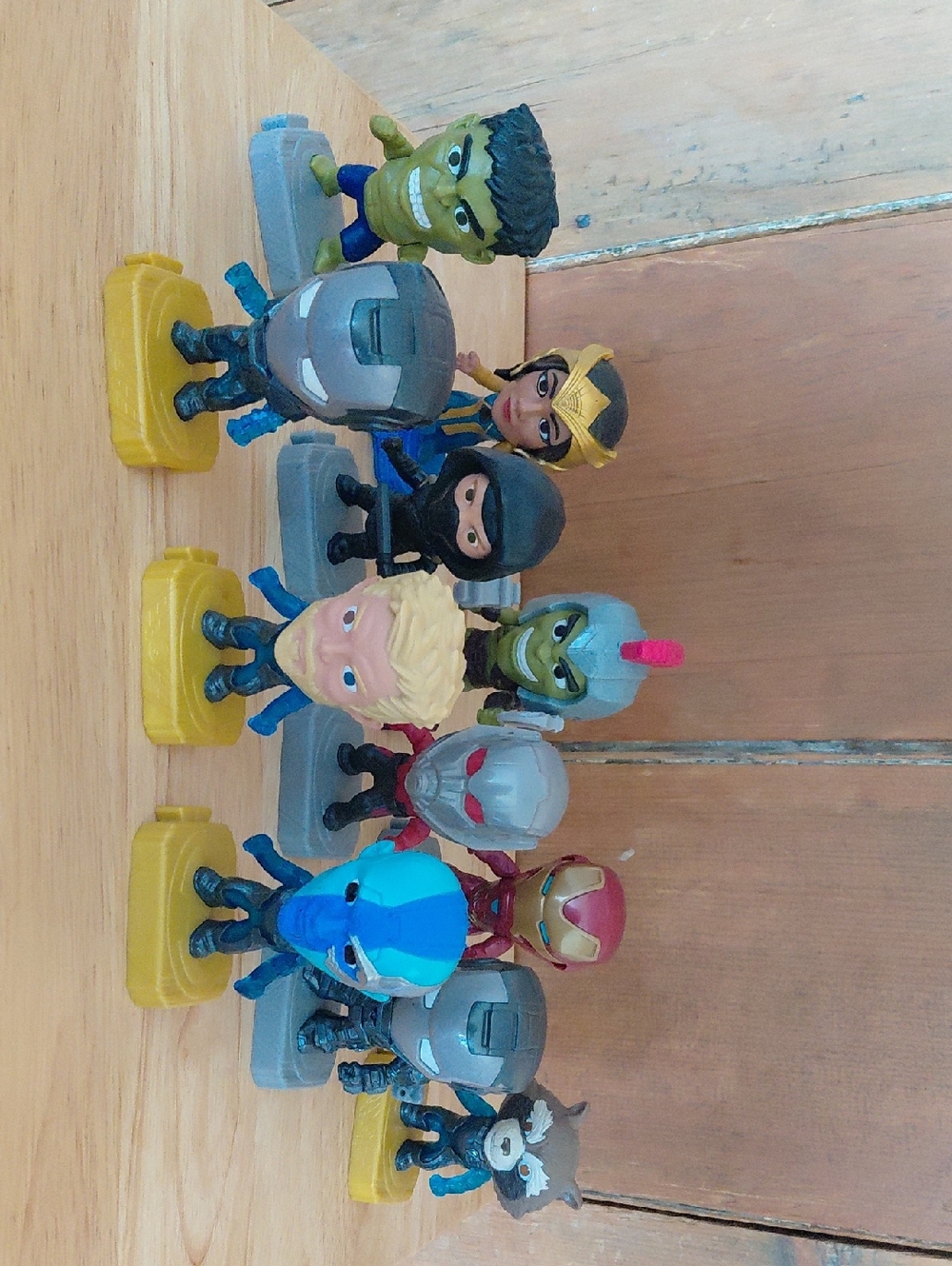 McDonalds Marvel Kids Toys Mini Figures 11 Pc Partial Set